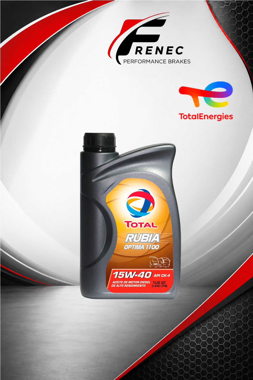 RUBIA OPTIMA 1100 15W40 litro